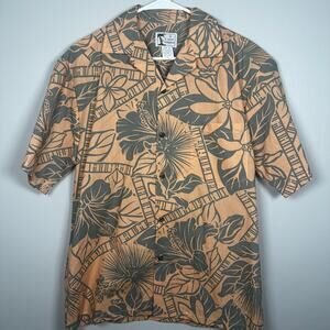 Vintage Y Not Hawaii Button-Down Casual Men’s Shirt MEDIUM